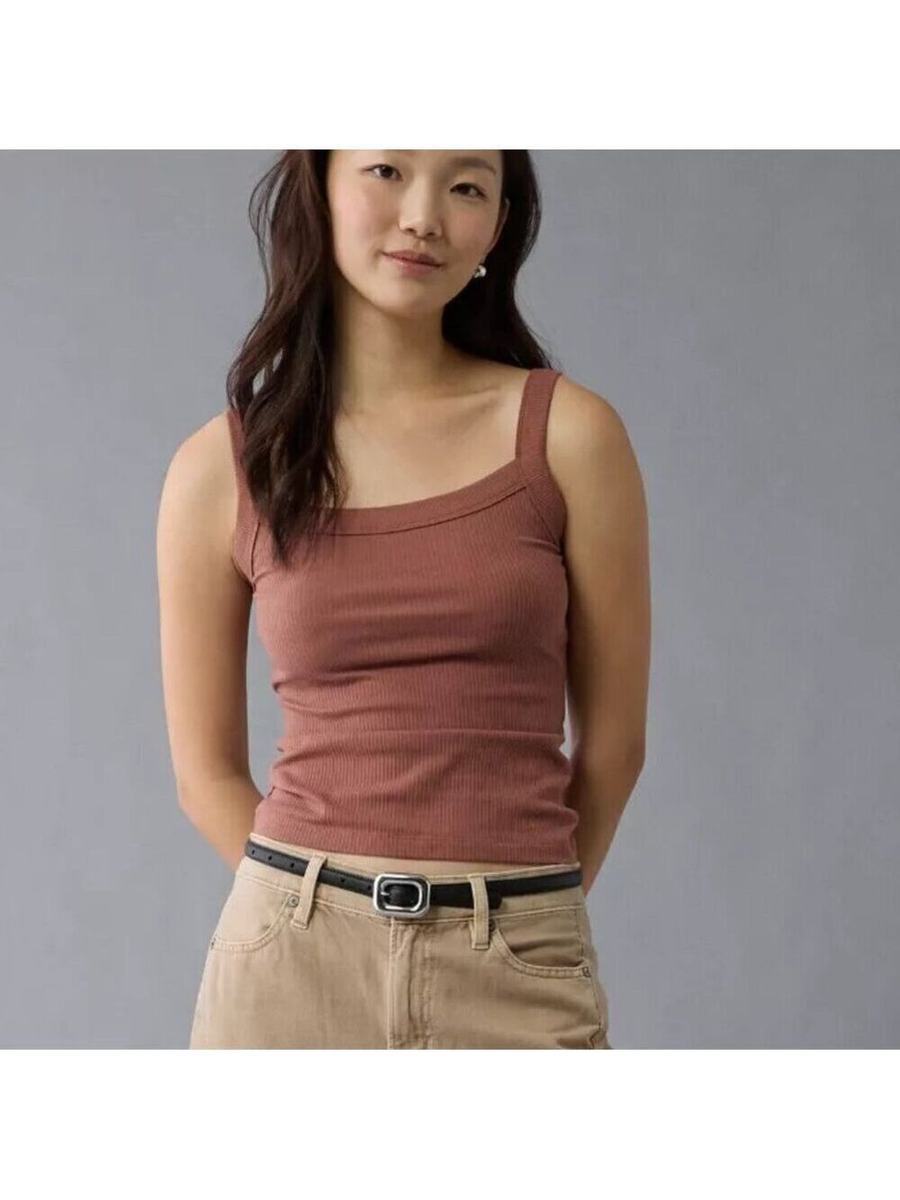 NWT American Eagle Daily Fave Ribbed Tank Top M